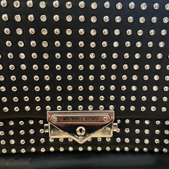 MICHAEL Michael Kors Cece Medium Studded Leather Convertible Shoulder Bag - Picture 11 of 17